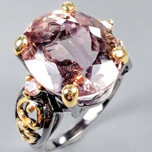 Sparkling 17ct Natural Ametrine Ring